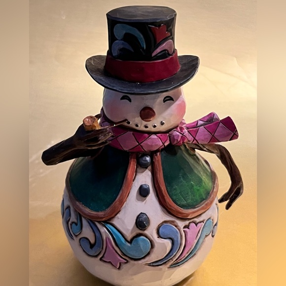Jim Shore Other - Jim Shore Heartwood Creek: "Sno' Time Like Wintertime" Snowman Figurine